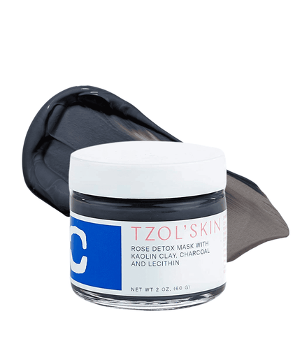 Rose Detox Mask with Kaolin Clay, Charcoal, & Lecithin