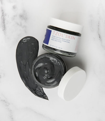 Rose Detox Mask with Kaolin Clay, Charcoal, & Lecithin